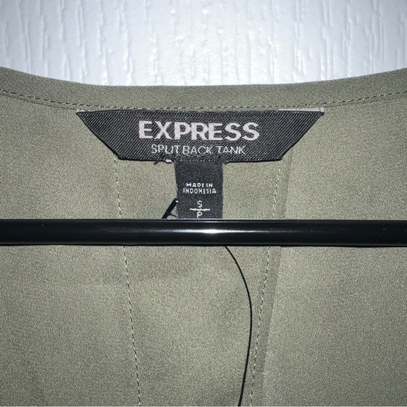 Express Olive Green Women's Tank Top - Picture 4 of 6
